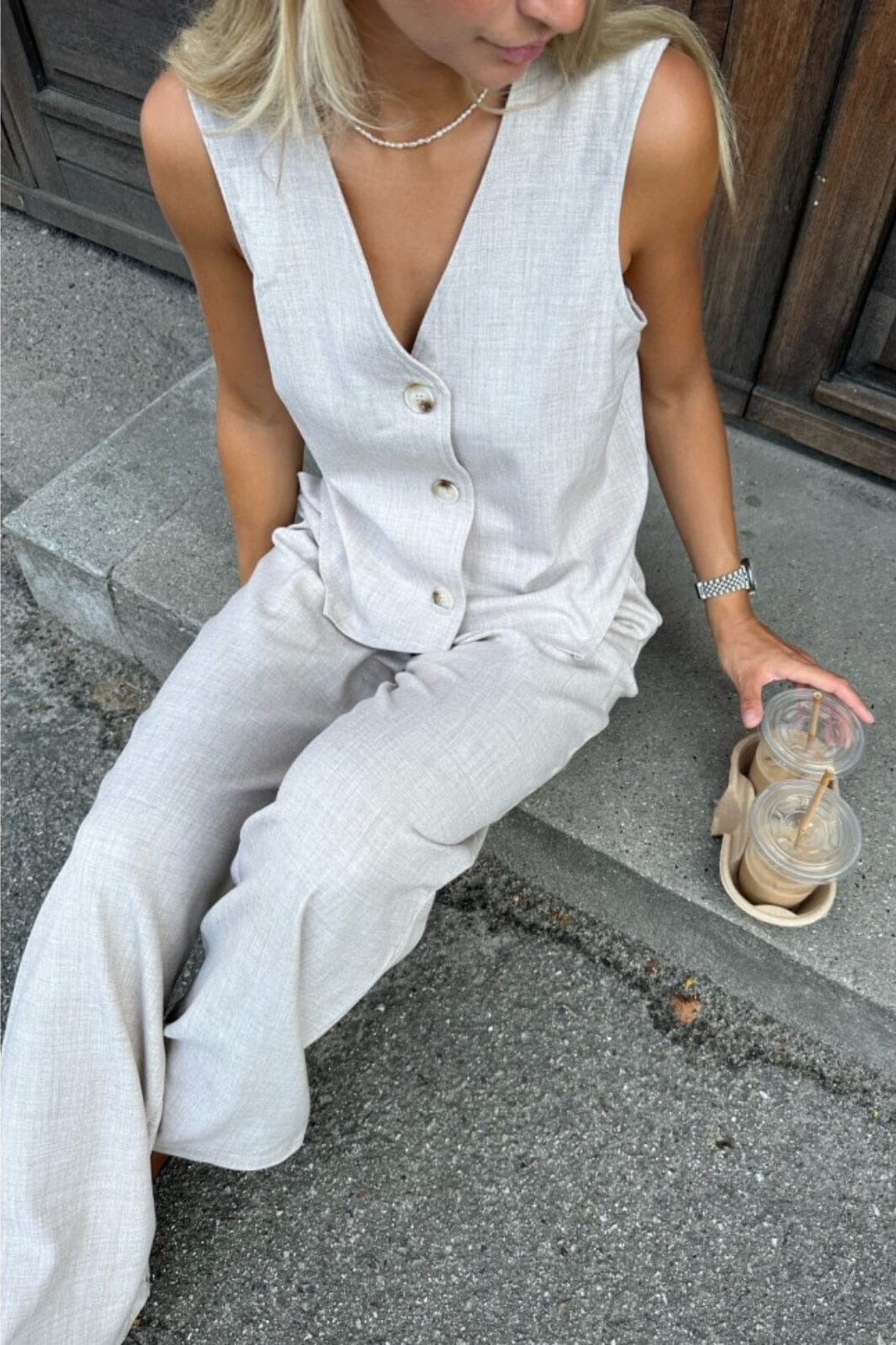 BYIC Celinaic Vest b beige