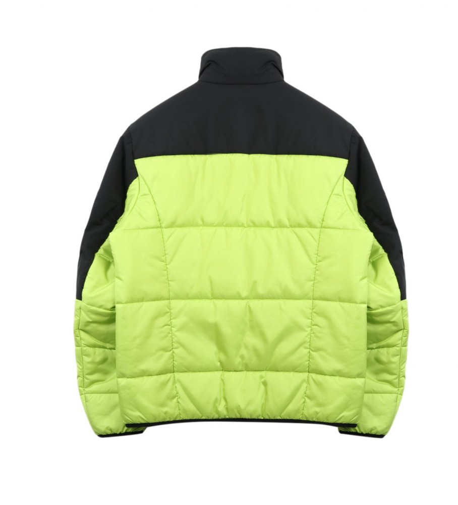 Jaqueta acolchoada BOSS preta e verde