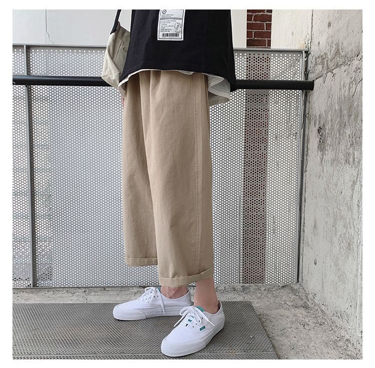 Ninine - Cropped broek met wijde pijpen