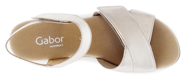 Gabor Sandalette »KRETA«  , Blockabsatz, Sommerschuh, Sandale in Bequemweite G (= weit)