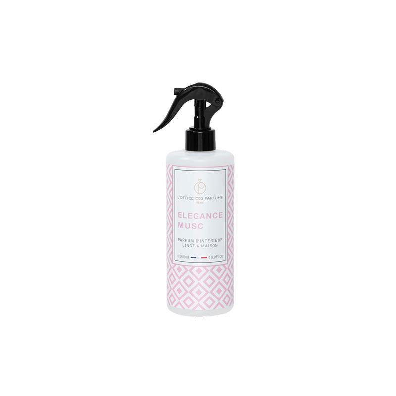 PARFUM INTERIEUR LINGE ET MAISON ELEGANCE MUSC 500ML