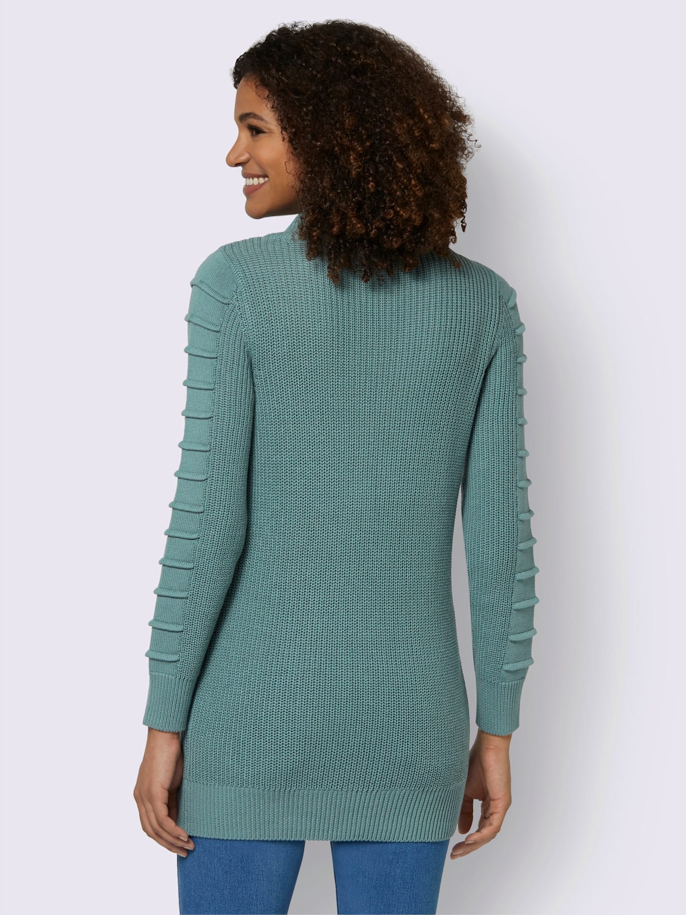 Pull long jolie coupe longue moderne