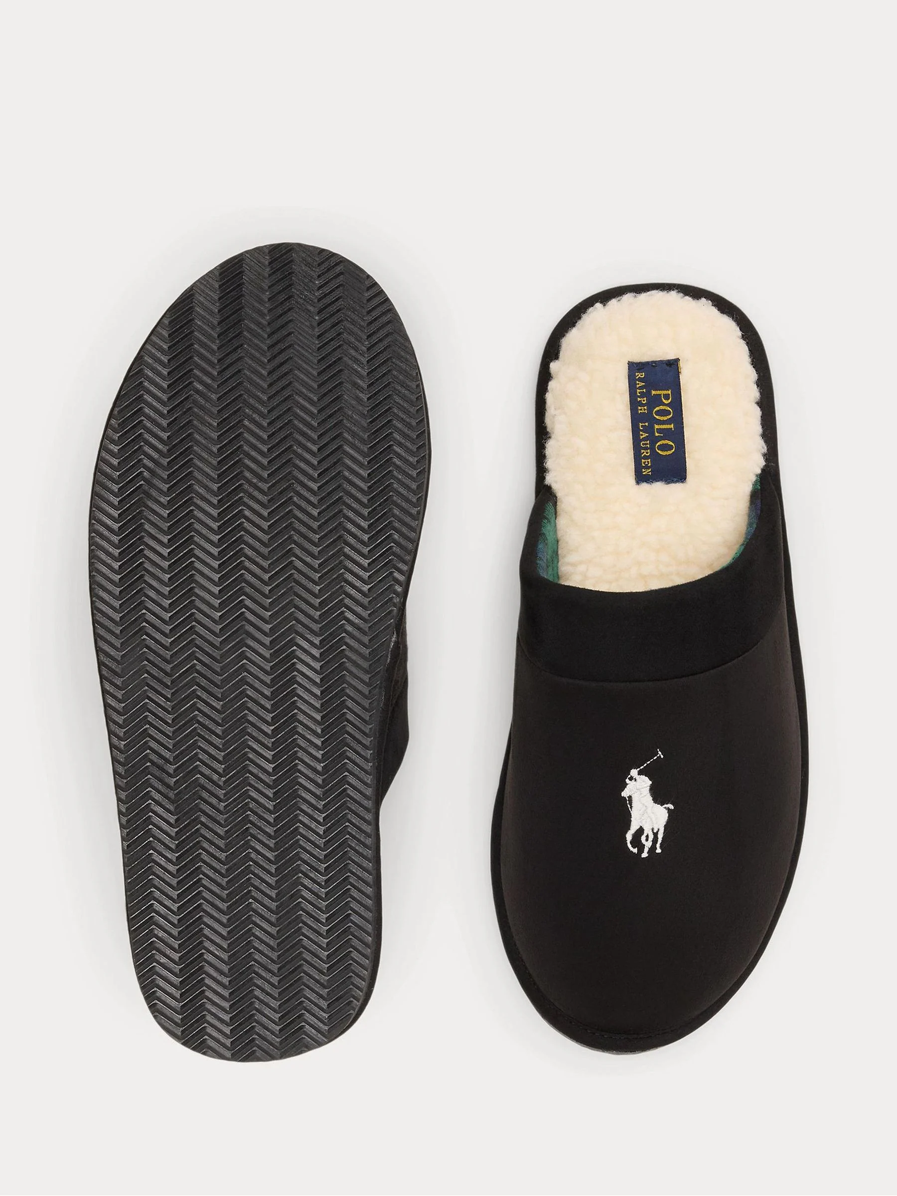 Zwart - Polo Ralph Lauren Klarence Slip On Slippers