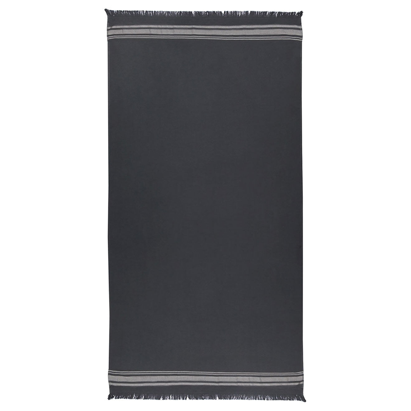 Febronie Fouta éponge Faro gris - 100x180 cm