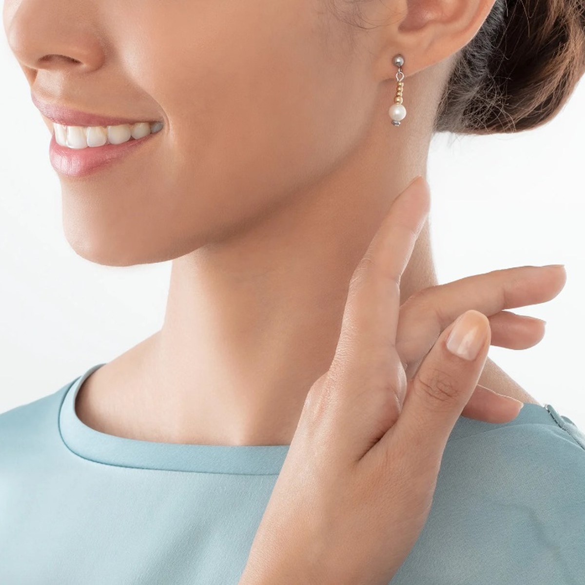 Boucles d'oreilles Coeur de Lion Classic Princessperles d'eau douce