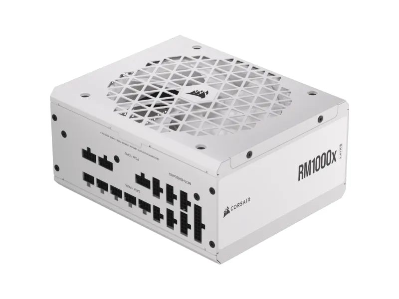 CORSAIR RMx Series RM1000X SHIFT - Strømforsyning (intern) - ATX12V 3.0/ EPS12V 2.92 - 80 PLUS Gold - AC 100-240 V - 1000 Watt - hvid