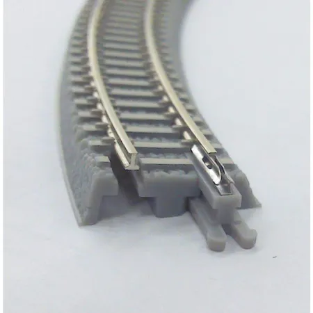 Rokuhan - Gleis überhöht R220-30° mit Betonschwellen, 6 Stück