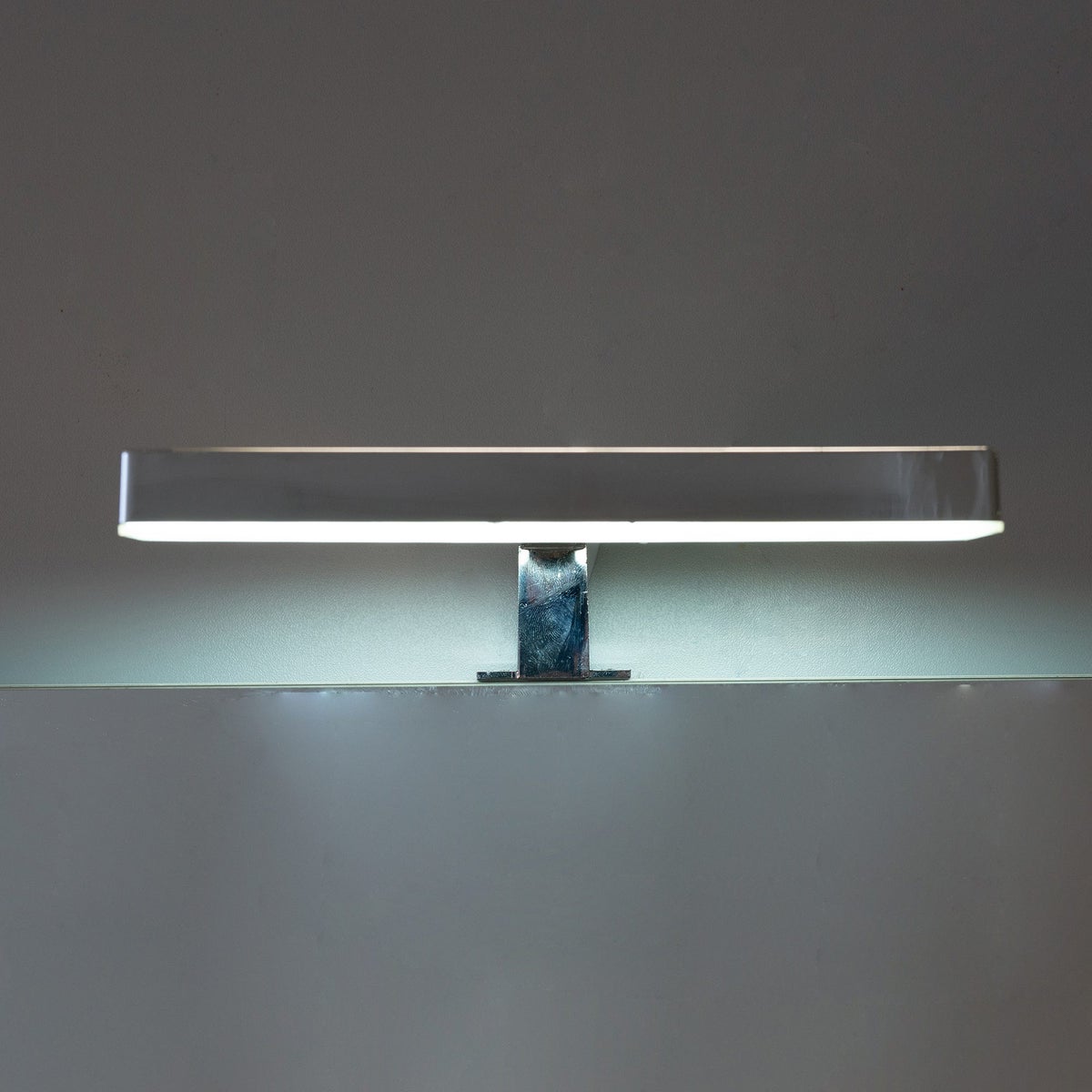 LED-spiegellamp met chromen afwerking, 20 cm | Nettuno