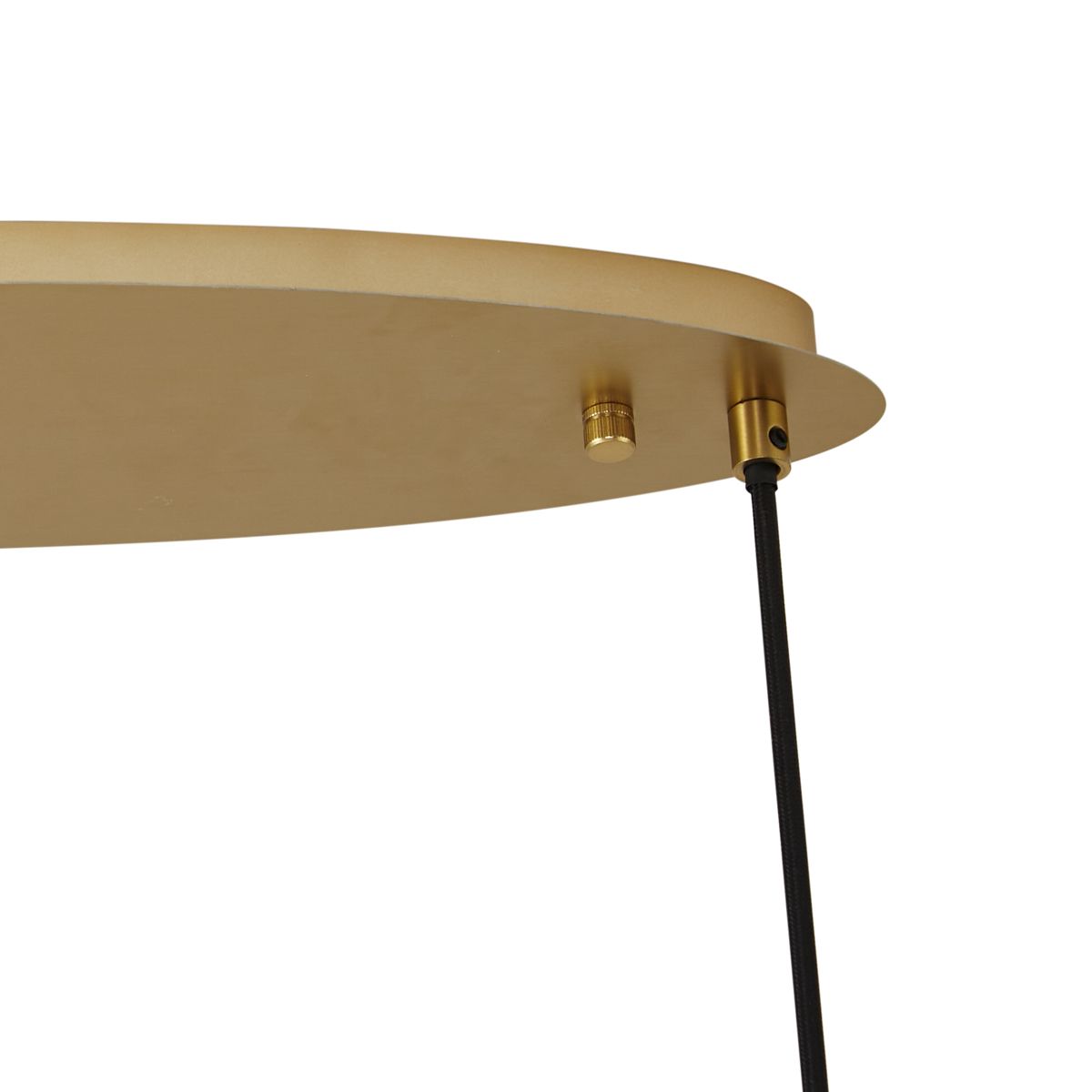 Art Deco hanglamp goud met amber glas ovaal 5-lichts - Mochan