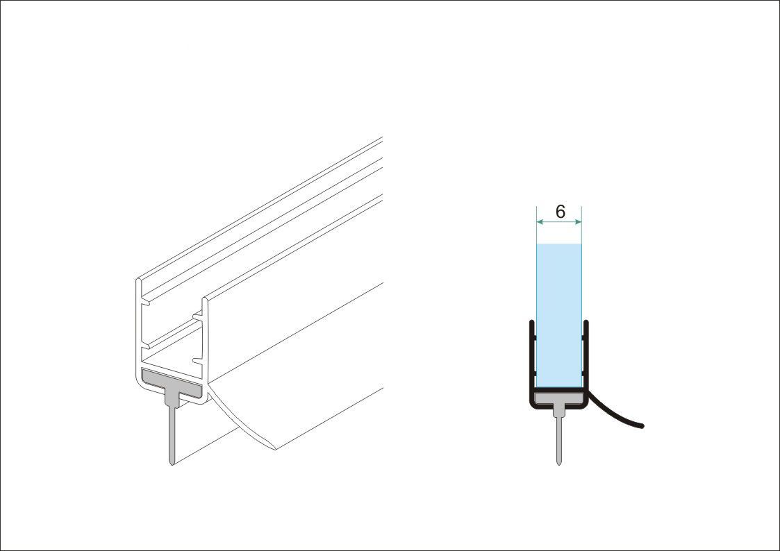 Mueller universele waterkering 200cm 6mm