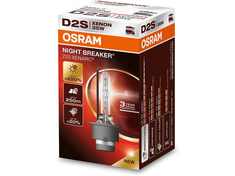 OSRAM D2S Night Breaker 220 PKW Leuchte (D2S) für PKW