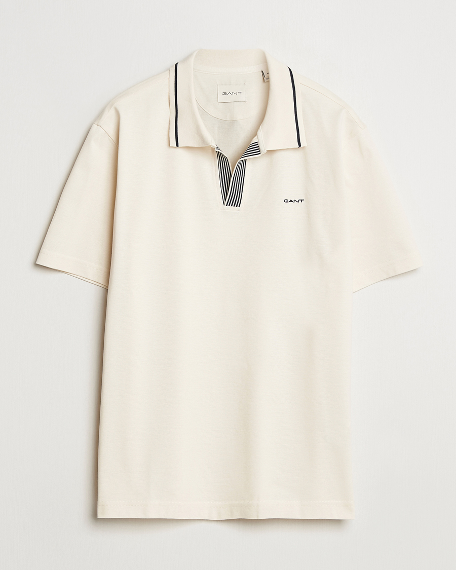 GANT Tipping Polo Cream