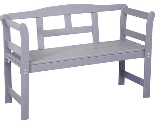 SenS-Line tuinbank, Friese stijl, 2-zits, 113 x 40 x 75 cm, hout, grijs