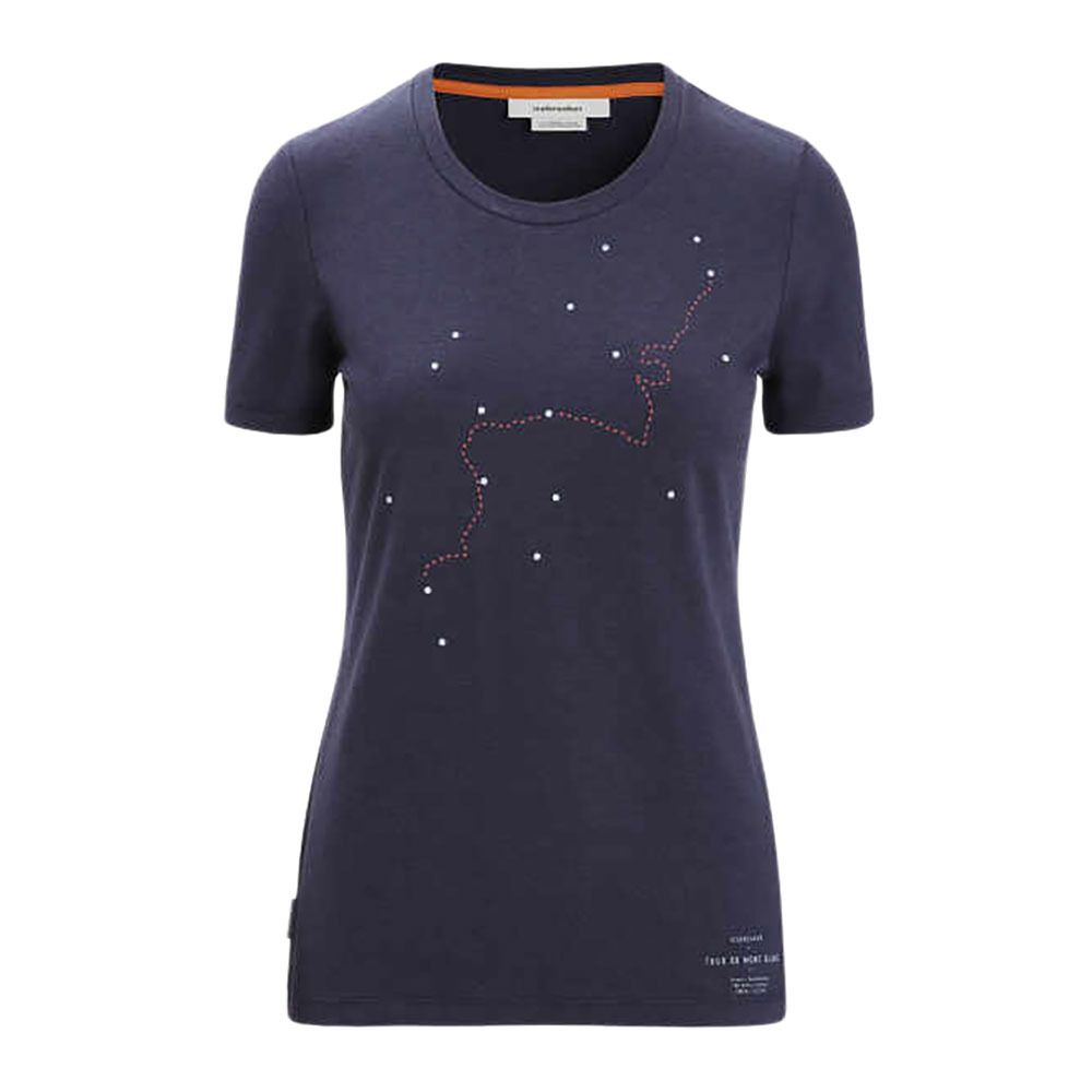 Icebreaker CENTRAL CLASSIC TMB - Tee-shirt Femme midnight navy