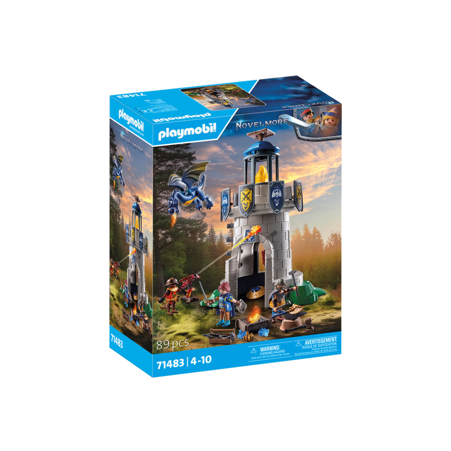 Playmobil 71483 Ritterturm mit Schmied und Drache