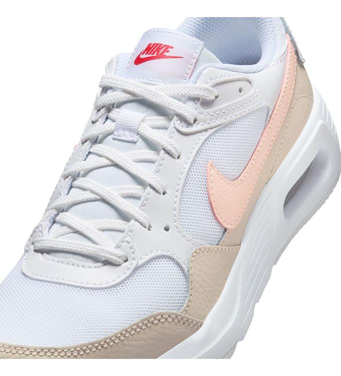 Nike Air Max SC Big Kids Shoe WHITE-ECHO-PINK-LT-OREWOOD-BRN