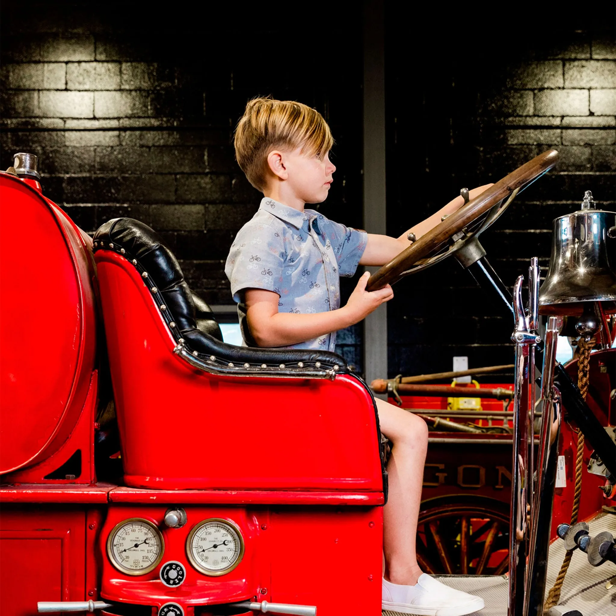 Deux par Deux Chemise Imprimé Vélo BOYS 3-6ans