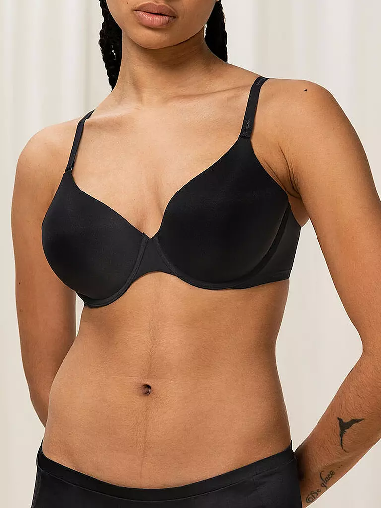 TRIUMPH T-Shirt BH mit Bügel Body Make Up Schwarz schwarz