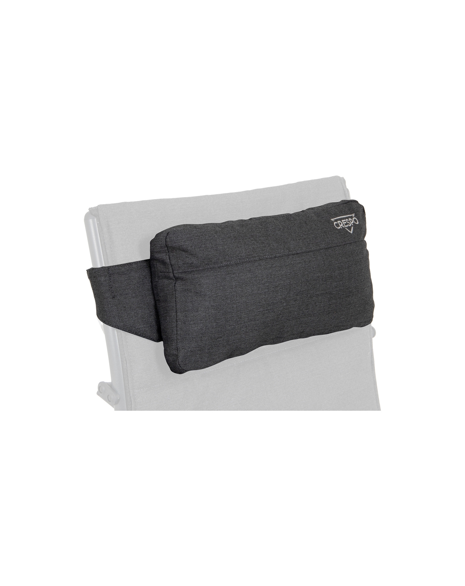 Crespo A/737 Tex-Comfort Kopfkissen für Campingstühle grau