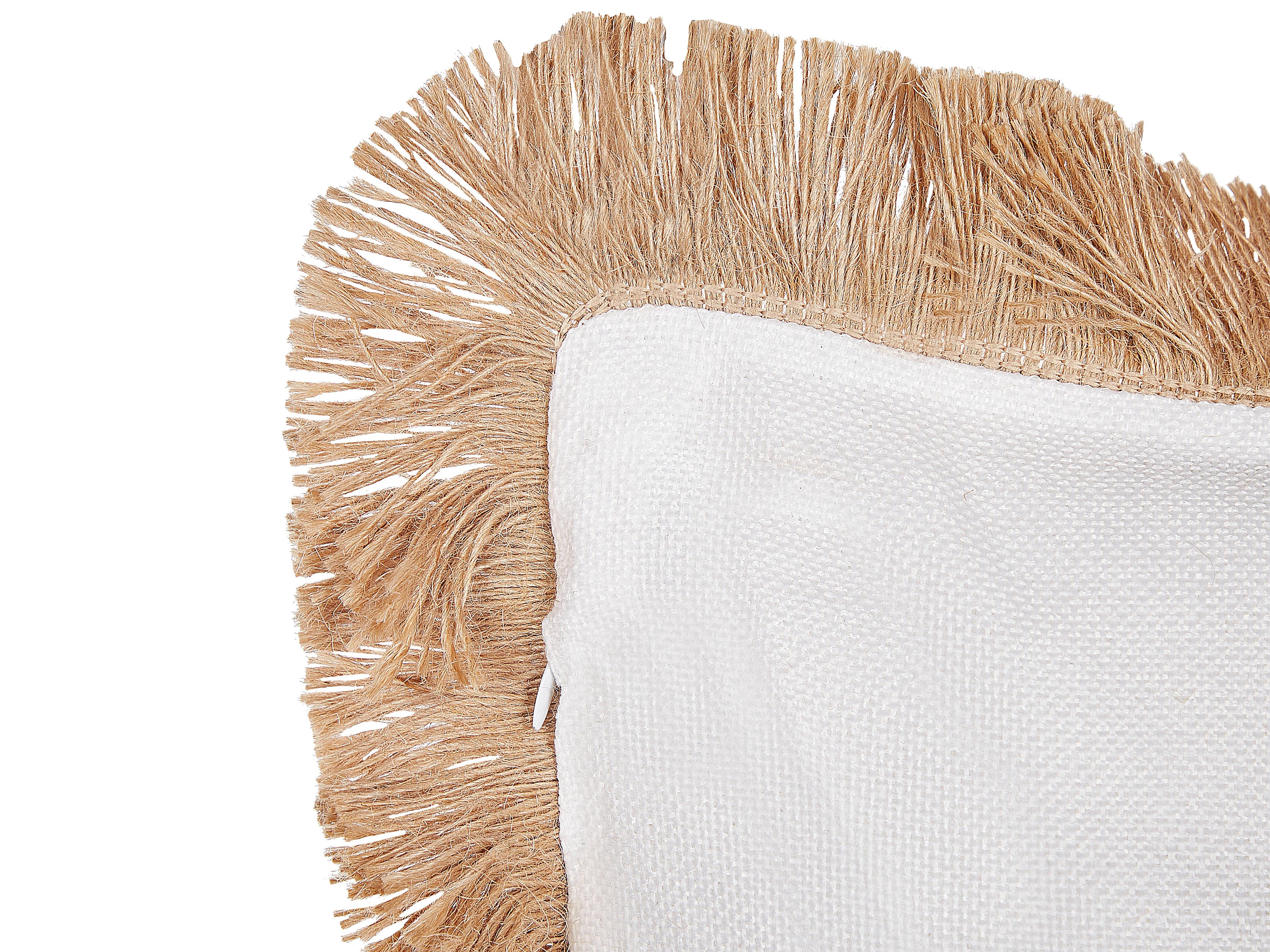 Set van 2 sierkussens GERANIUM 45 x 45 cm Beige oosters patroon