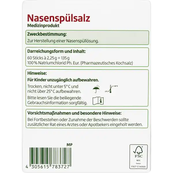 Nasenspülsalz