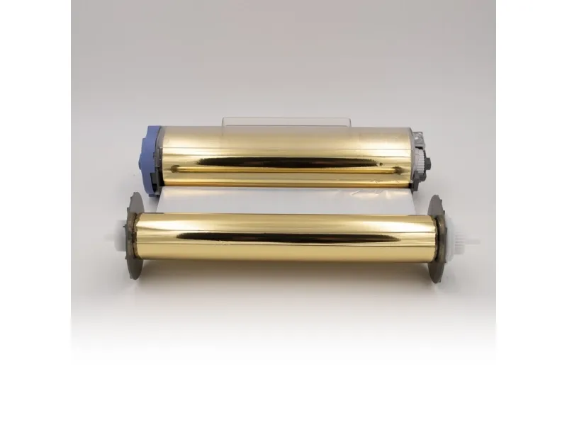Brother - Folie - skinnende - guld - Rulle (22,3 cm x 120 m) 1 rulle(r) film - for Brother HAK-100