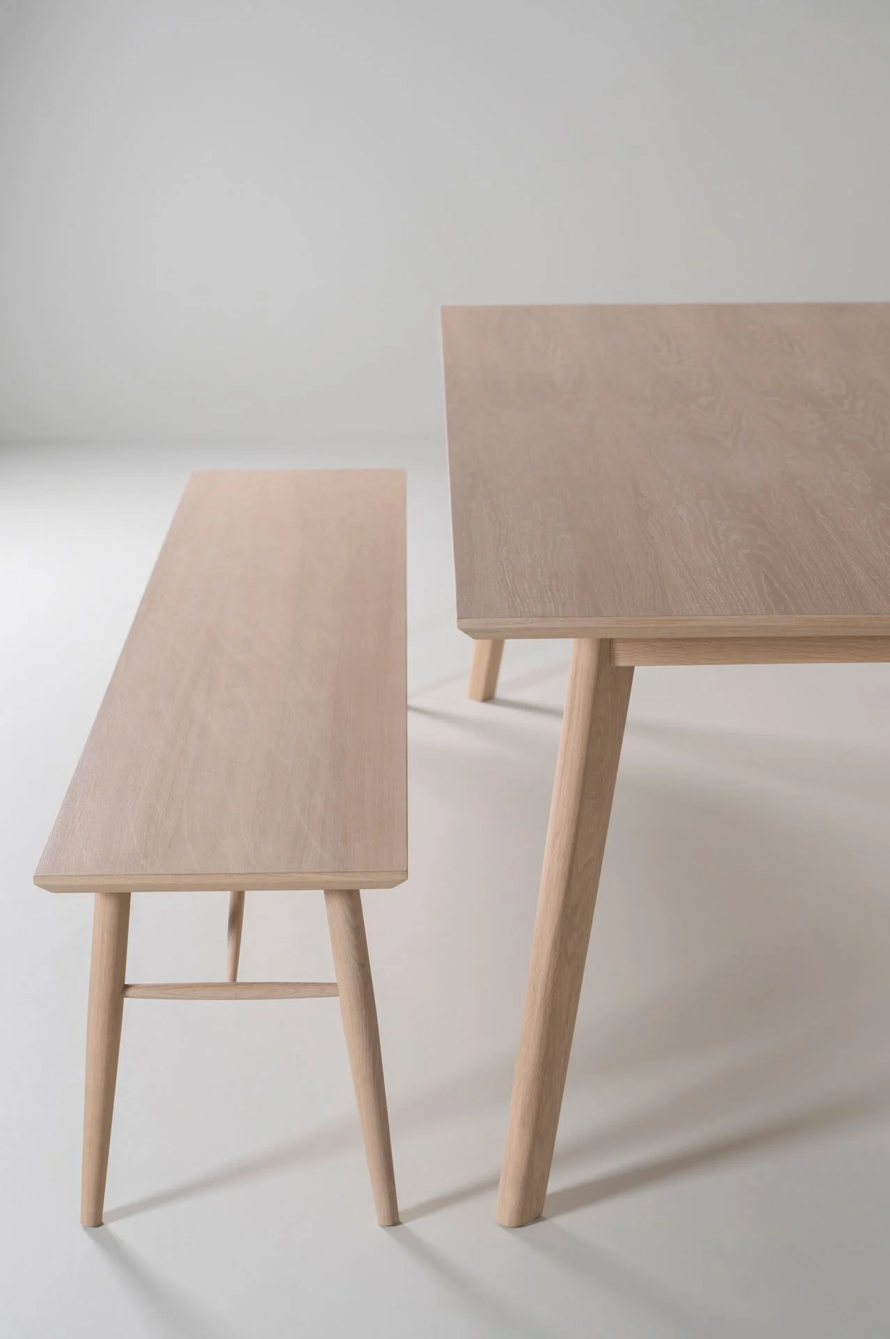 Spisebenk natur - 40x190x45 cm