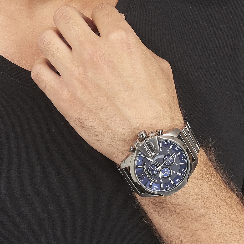 Montre Diesel Mega Chief Bleu