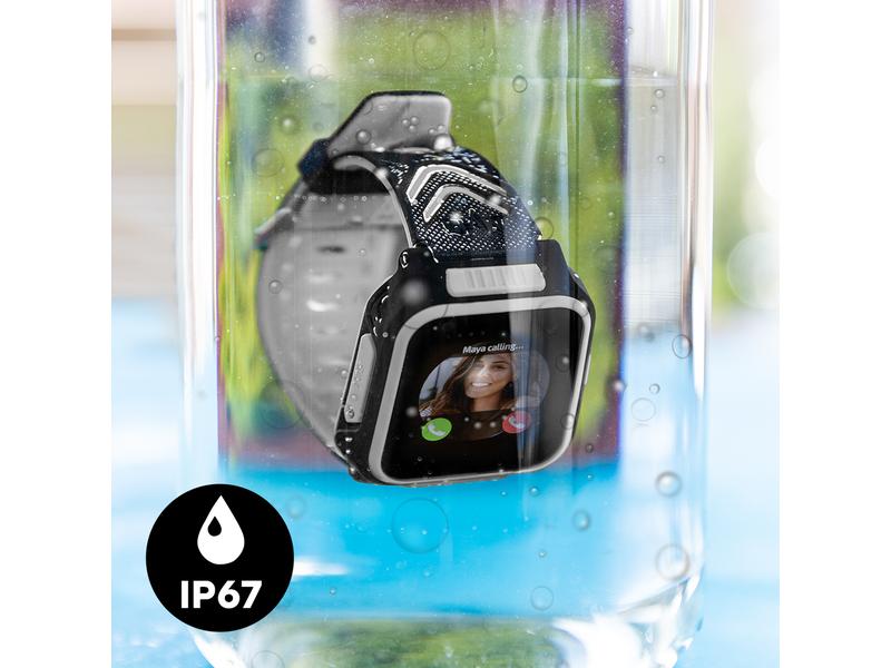 MyKi Smartwatch GPS Kinder Uhr MyKi 4 Weiss/Pink mit SIM-Ka Kinder Smartwatch mit GPS Traker und SOS-Taste, inkl. 1 Monat gratis Daten und Voice SIM-Karte
