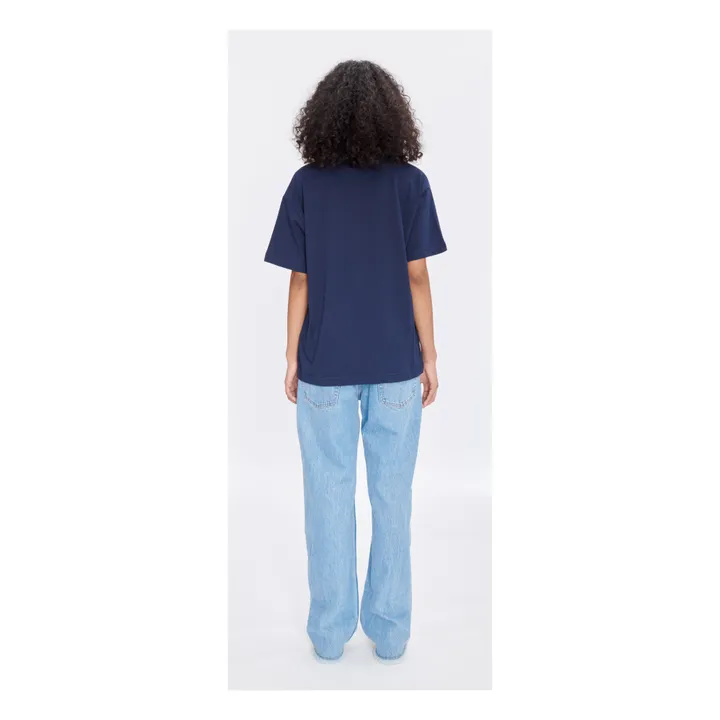 A.P.C. T-shirt Amo Coton Bio | Bleu marine