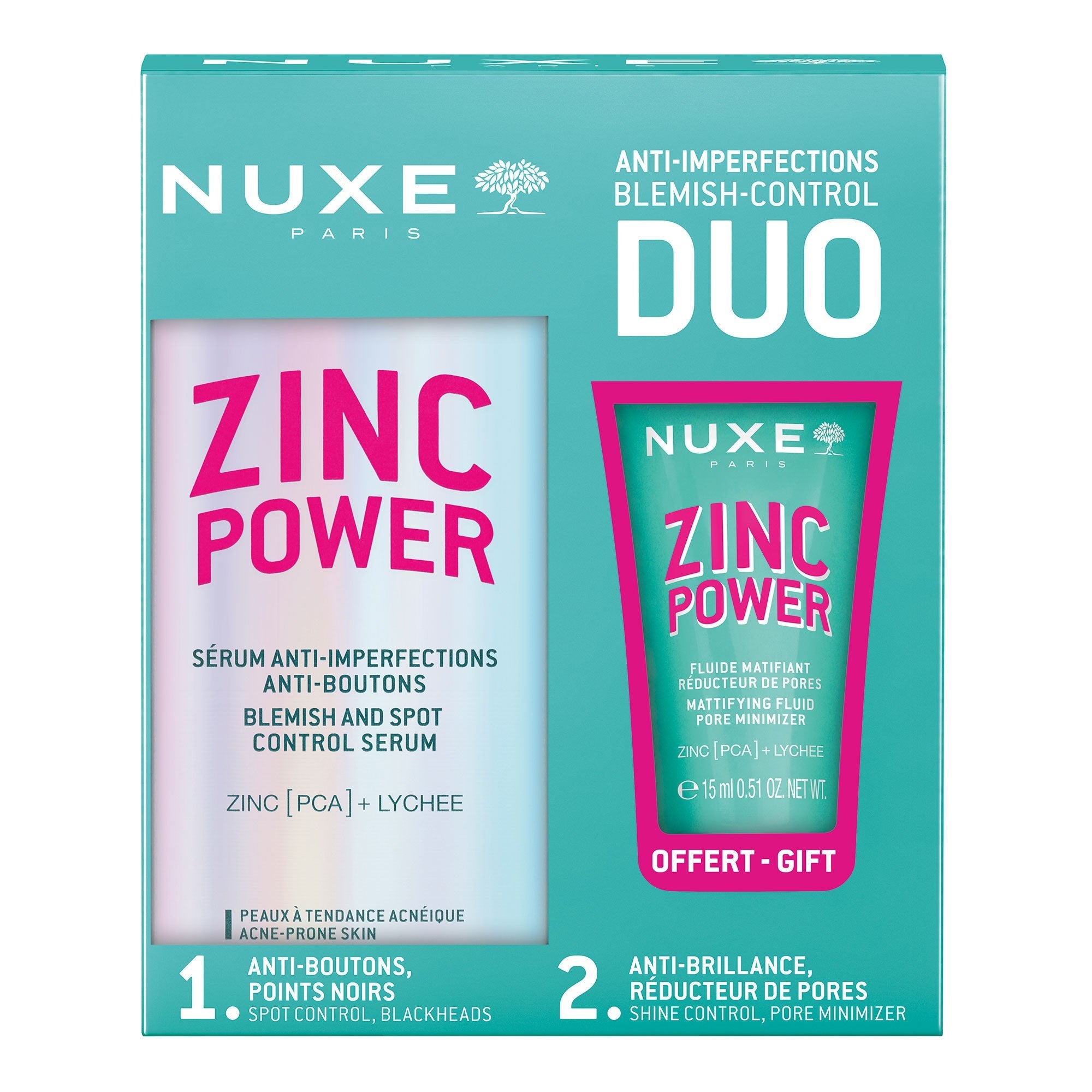 Das Duo Gegen Hautunreinheiten Zinc Power
