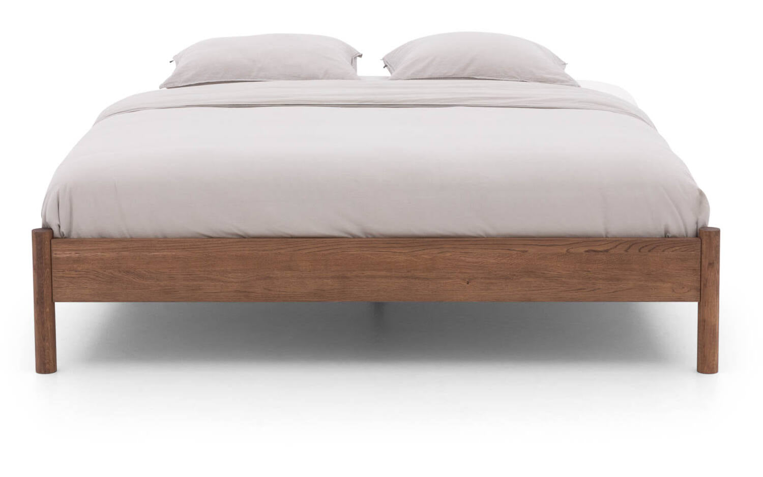 Goossens Bedframe Roll - 180 x 220 - Eiken soft touch lak notenkleur -