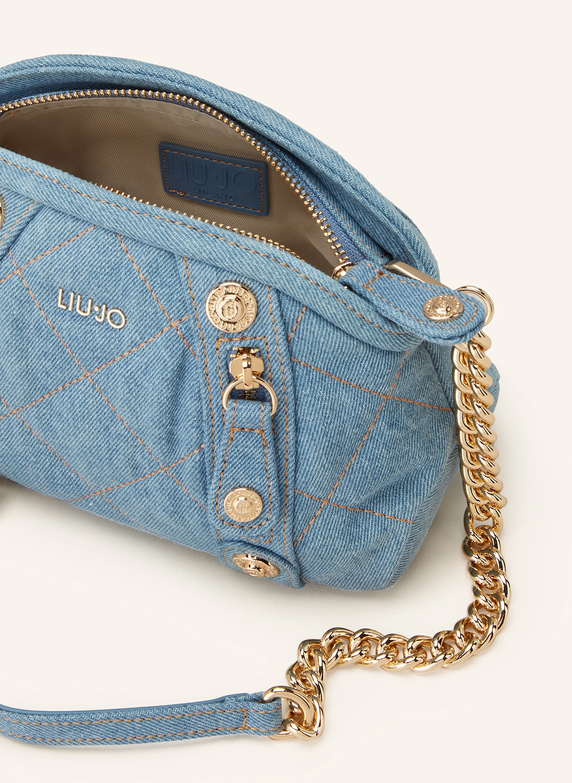 LIU JO Schultertasche KATE SMALL mit Nieten