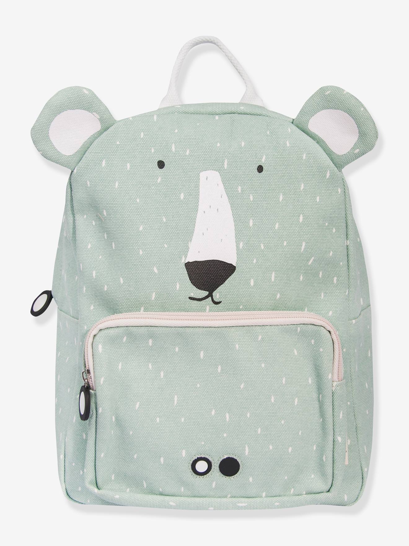 Mochila TRIXIE com estampa de animais, amarelo escuro, lisa.
