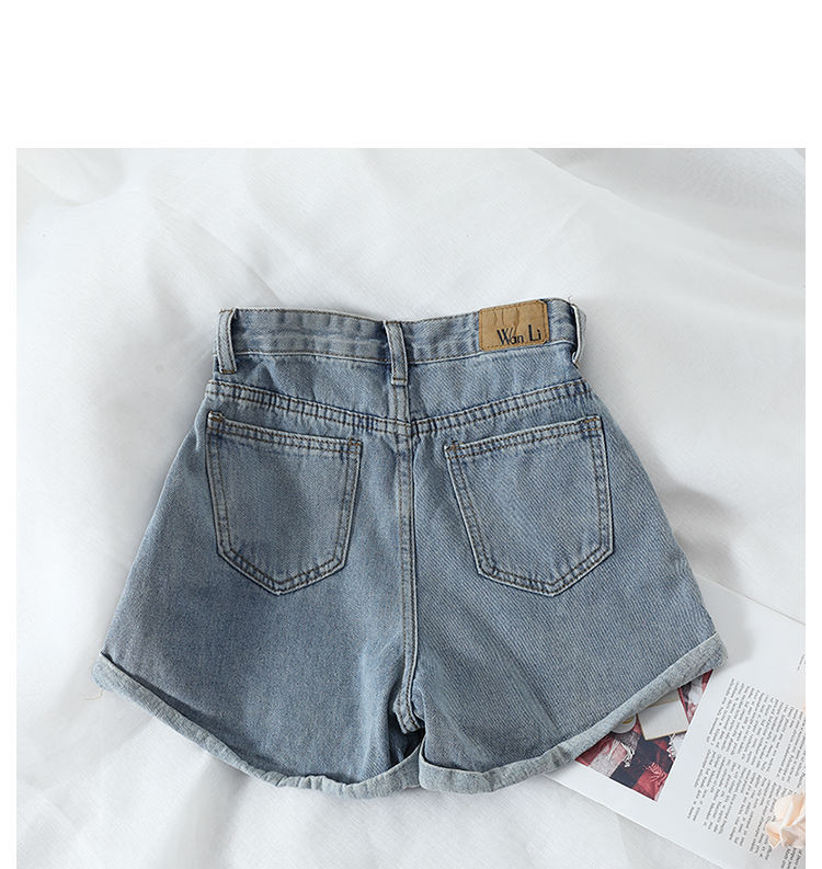 Dudu - Denim shorts met hoge taille