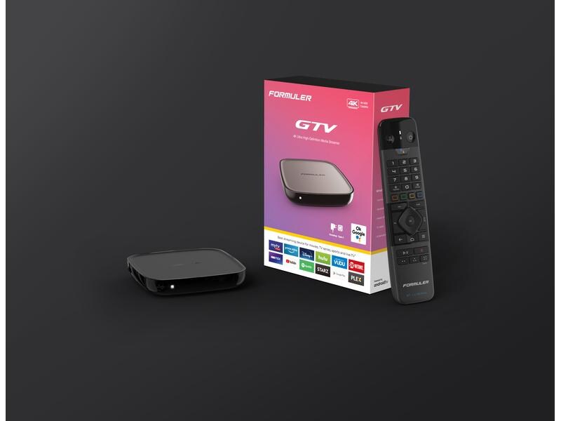 Formuler Mediaplayer / IPTV Player GTV Android TV 4K Ultra HD Media Streamer Powered by Android TV
