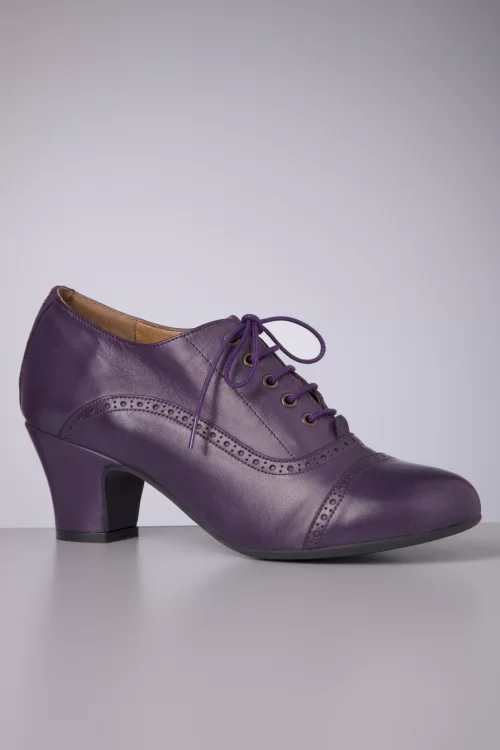 Miz Mooz Fly shoe booties in paars