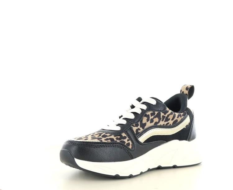 PS Poelman Gigi 02 Black with animal print,