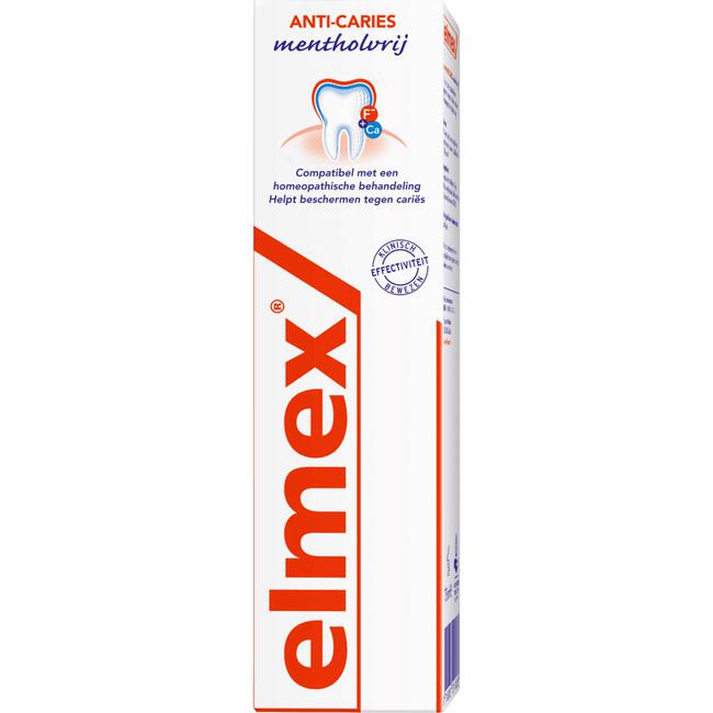 elmex® Anti-Caries Mentholvrij Tandpasta 75 ML