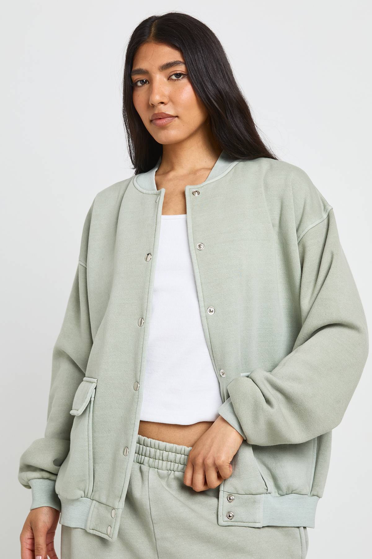 boohoo Tall Bomber Tracksuit