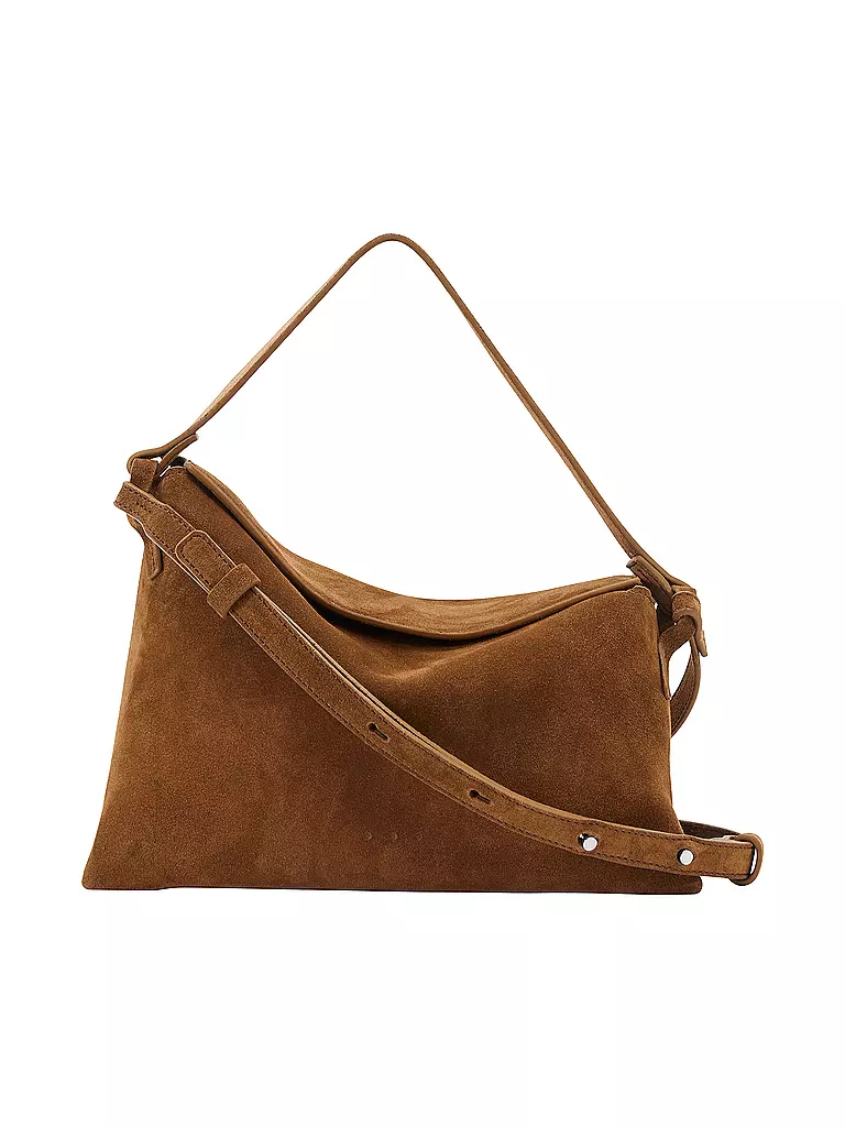 AESTHER EKME Ledertasche - Umhängetasche MINI LUNE  camel