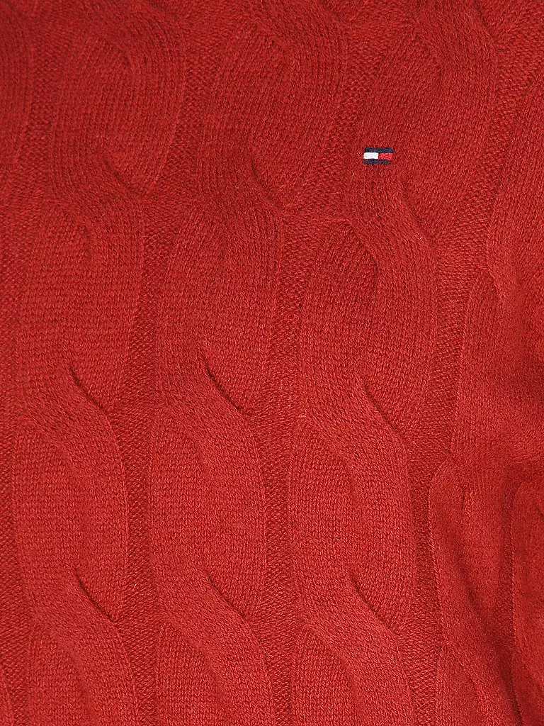 TOMMY HILFIGER Pullover rot