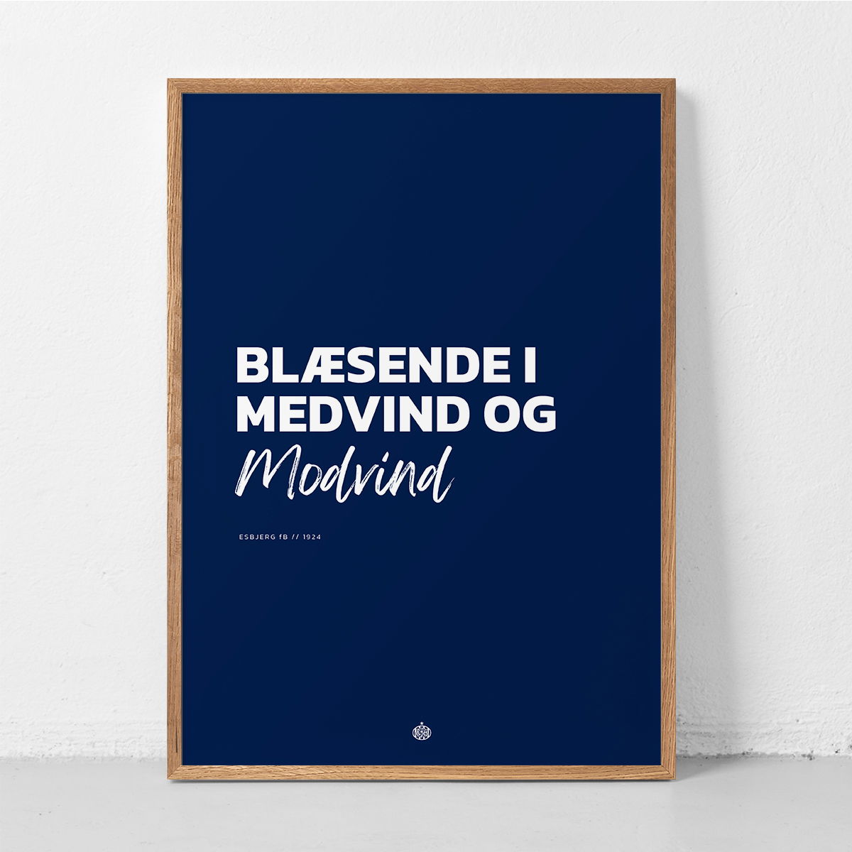 Esbjerg fB Plakat Citat 50x70 cm
