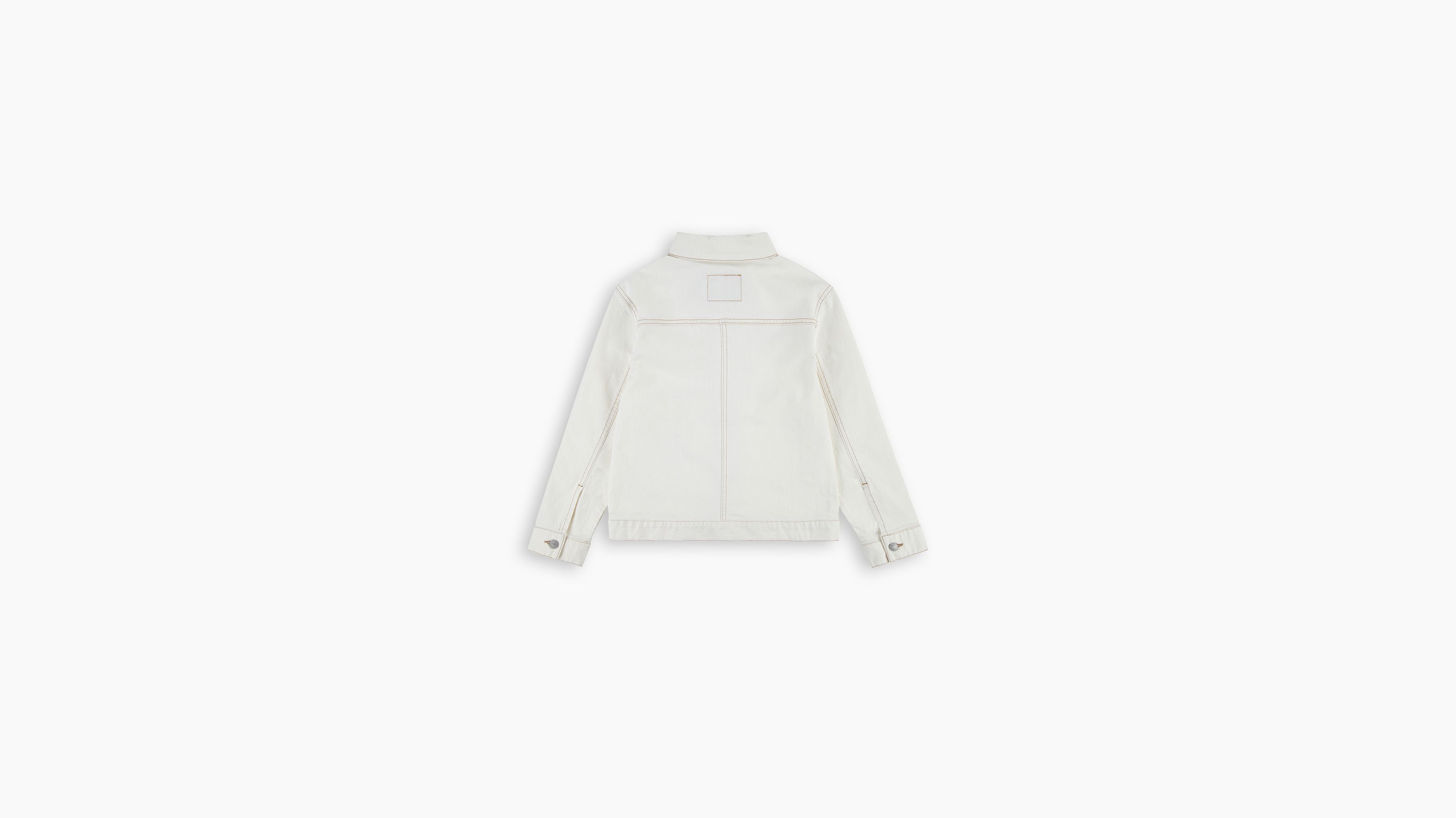 Ado veste Trucker Relaxed Sunrise - Natural - Blanc