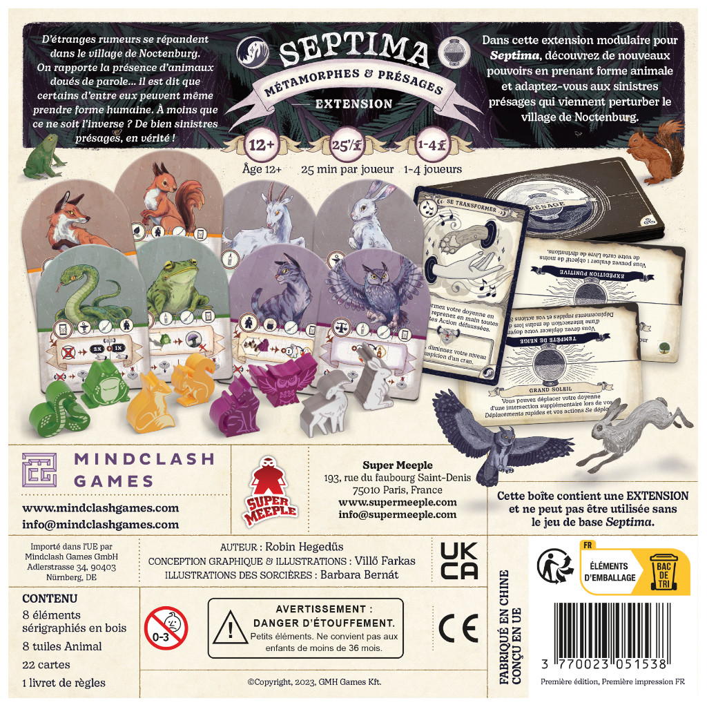 Septima - Métamorphoses et Présages