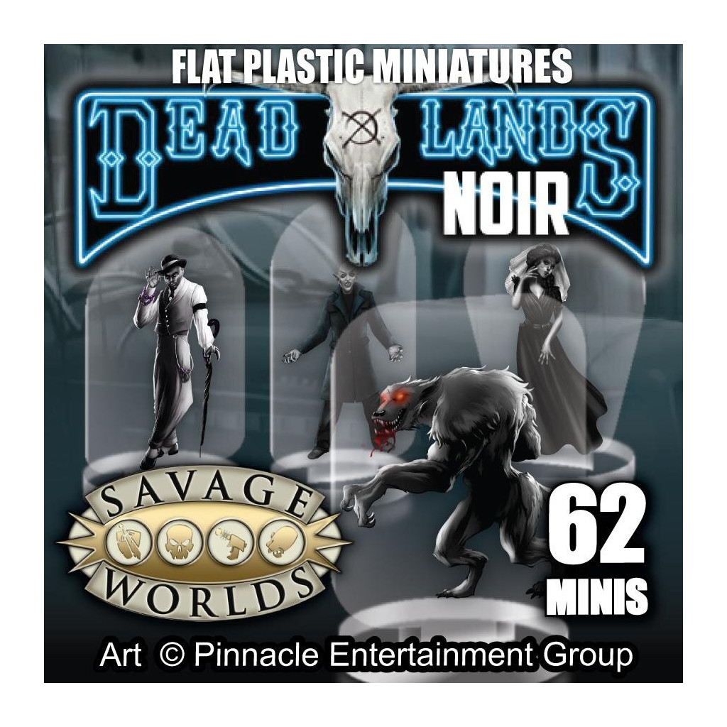 Flat Plastic Miniatures: Deadlands Noir
