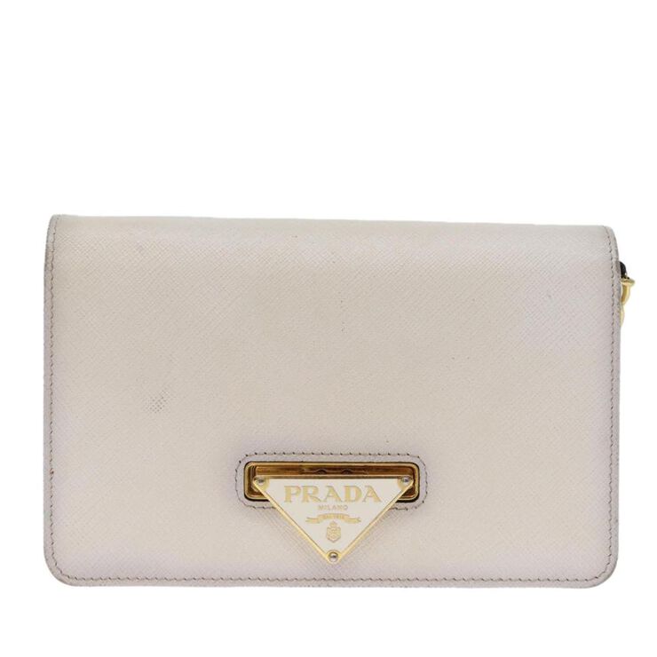 Prada Vintage Prada Crossbody Bag Beige
