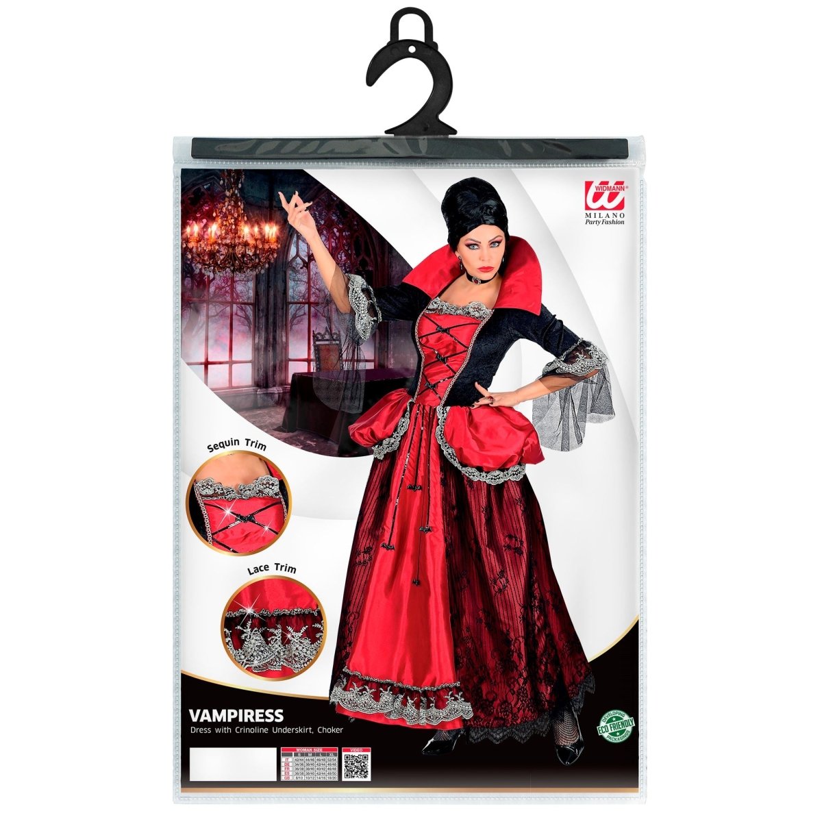 Halloween Jurk Dames Vampier 3 delig
