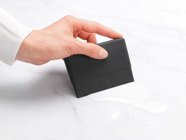 SinkSide Keukenschraper, silicone - Dark Grey