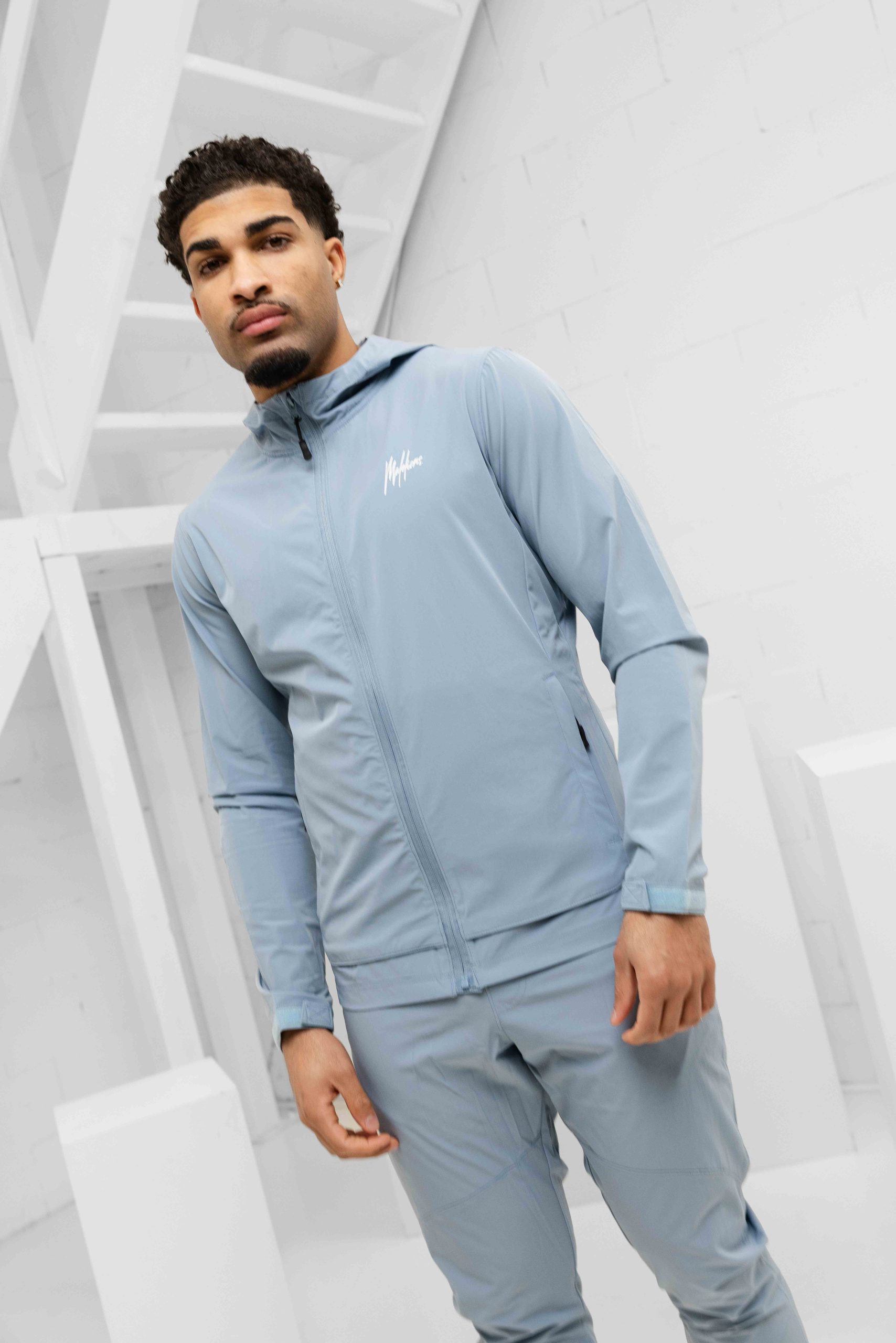 Malelions Sport Running Trainingspak Heren Lichtblauw